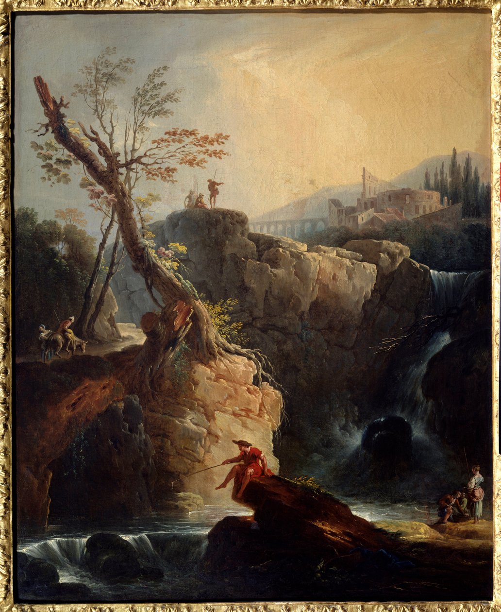 Der Wasserfall von Claude Joseph Vernet