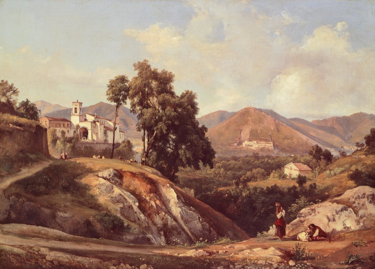 Landschaft der Region Kampanien von Giacinto Gigante