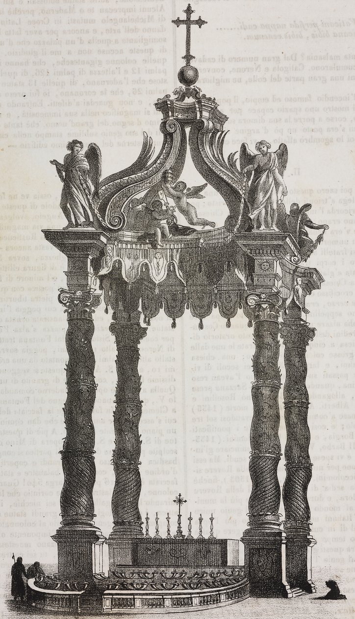 Baldachin von St. Peter (Ziborium) von Salvatore Puglia