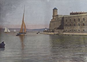 Marseille, Fort Saint-Jean (Farbfoto)