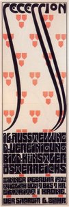 Plakat für die Wiener Secessionsausstellung, 1903 von Alfred Roller