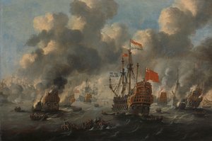 Der niederländische Überfall auf die Medway, 1667