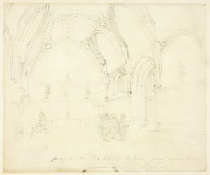 Studie für Lambeth Palace, aus Microcosm of London