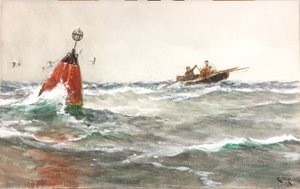 Die rote Boje