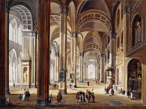 Das Innere einer Renaissance-Kathedrale