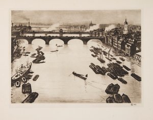 Londoner Brücken, veröffentlicht 1924