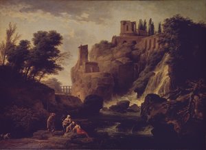 Wasserfall in Tivoli, 1747