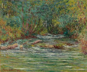 Der Fluss Epte in Giverny, Sommer