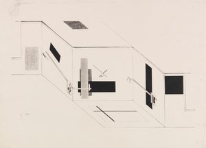 Der Proun-Raum. Blatt 5 des I Kestner-Portfolios, 1923