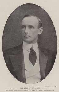 Der Earl of Hopetoun, der erste Generalgouverneur des neuen australischen Commonwealth