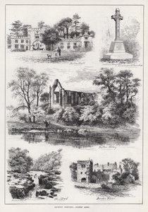 Ländliche Skizzen, Bolton Abbey (Gravur)