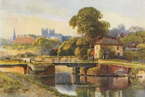 Exeter vom Kanal