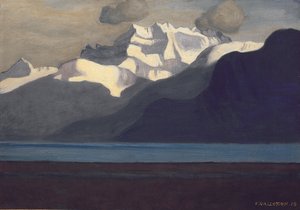 Lac Léman und Les Dents-du-Midi, 1919