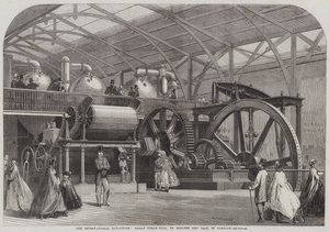 Die Internationale Ausstellung, Große Zuckermühle, von Mirlees und Tait, aus Glasgow