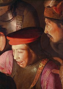 Die Verleugnung des Heiligen Petrus, 1650 (Detail) von Georges de La Tour
