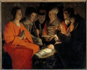 Die Anbetung der Hirten von Georges de La Tour