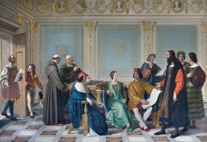 Die Künstler am Hof von Ludovic Marie Sforza, bekannt als der Mohr (Ludovico Maria Sforza detto il Moro)