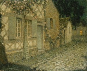 Das Haus des Gärtners im Mondlicht, Gerberoy