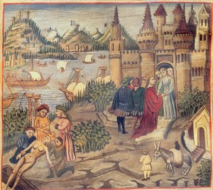 Faksimile der Schule von Salerno, aus dem Kanon der Medizin von Avicenna