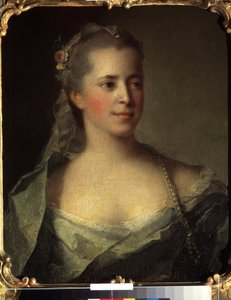 Porträt einer Dame von Jean Marc Nattier