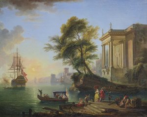 Marina, Sonnenuntergang