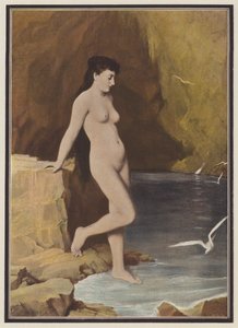 Nymphe in einer Grotte