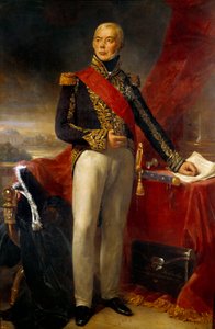 Ganzkörperporträt von Étienne Jacques Joseph Alexandre MacDonald, Herzog von Taranto, Marschall von Frankreich (1765-1840)