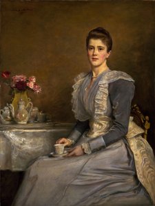 Porträt von Mary Endicott gest. 1957, Mrs. Joseph Chamberlain, 1890-91