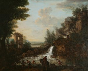Landschaft mit Fischern