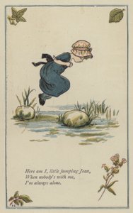 Hier bin ich, kleine hüpfende Joan
