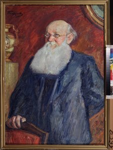 Porträt des Revolutionärs Graf Pierre Kropotkine (1842-1921)