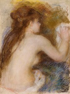 Rückansicht einer nackten Frau, ca. 1879
