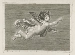 Zeigender Putto
