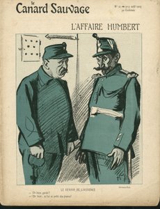 Illustration von Hermann-Paul (1864-1940) für das Cover von Le Canard Sauvage, Nr. 21