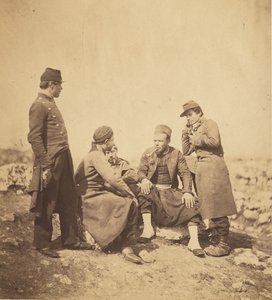 Zuaven und Soldaten der Linie