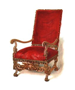 Gepolsterter Stuhl, 1905