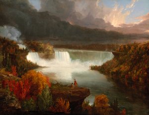 Fernansicht der Niagarafälle