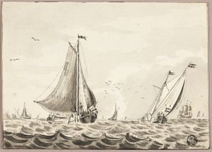 Segelboote auf dem Meer