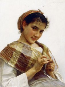 Ein bretonisches Mädchen