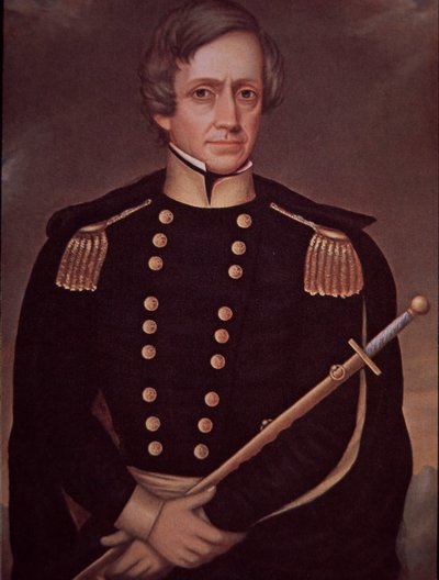 Mexikanisch-Amerikanischer Krieg (1846-48), General Stephen Watts Kearny, US-Kommandant von American School