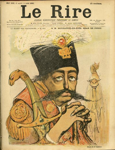 Illustration von Charles Leandre (1862-1934) für das Cover von Le Rire von Charles Leandre