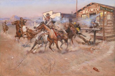 Rauch einer .45 von Charles Marion Russell