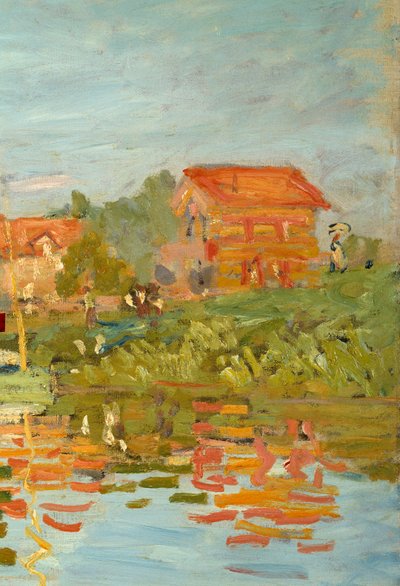 Regatten in Argenteuil (Detail). Gemälde von Claude Monet (1840-1926) 1872. Maße 0,48 x 0,75 m. Paris, Musée d