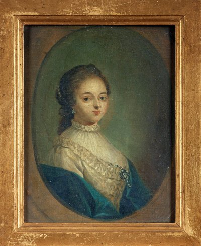 Porträt der Schriftstellerin Madeleine de Scudery von French School