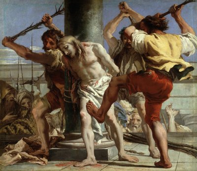 Christus an der Säule, von Giandomenico Tiepolo von Giandomenico Tiepolo