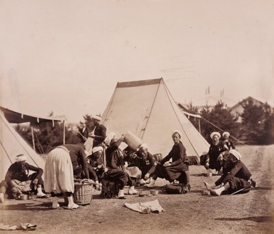 Mahlzeit der Zouaven von Gustave Le Gray