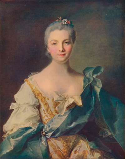 Porträt einer jungen Frau, 18. Jahrhundert von Jean Marc Nattier