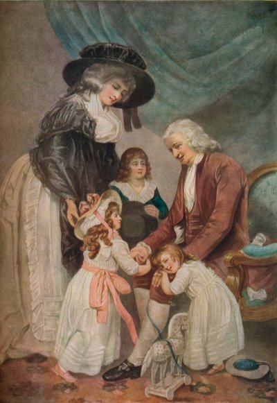 Ein Besuch beim Großvater, 1788, 1916 von John Raphael Smith