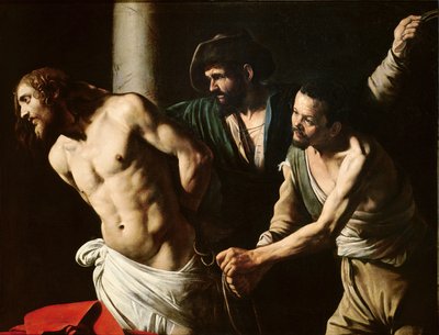 Die Geißelung Christi, ca. 1605-7 von Michelangelo (attr. to) Caravaggio