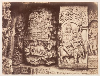 Hoysalesvara-Tempelskulptur, Halebid von Richard Banner Oakeley